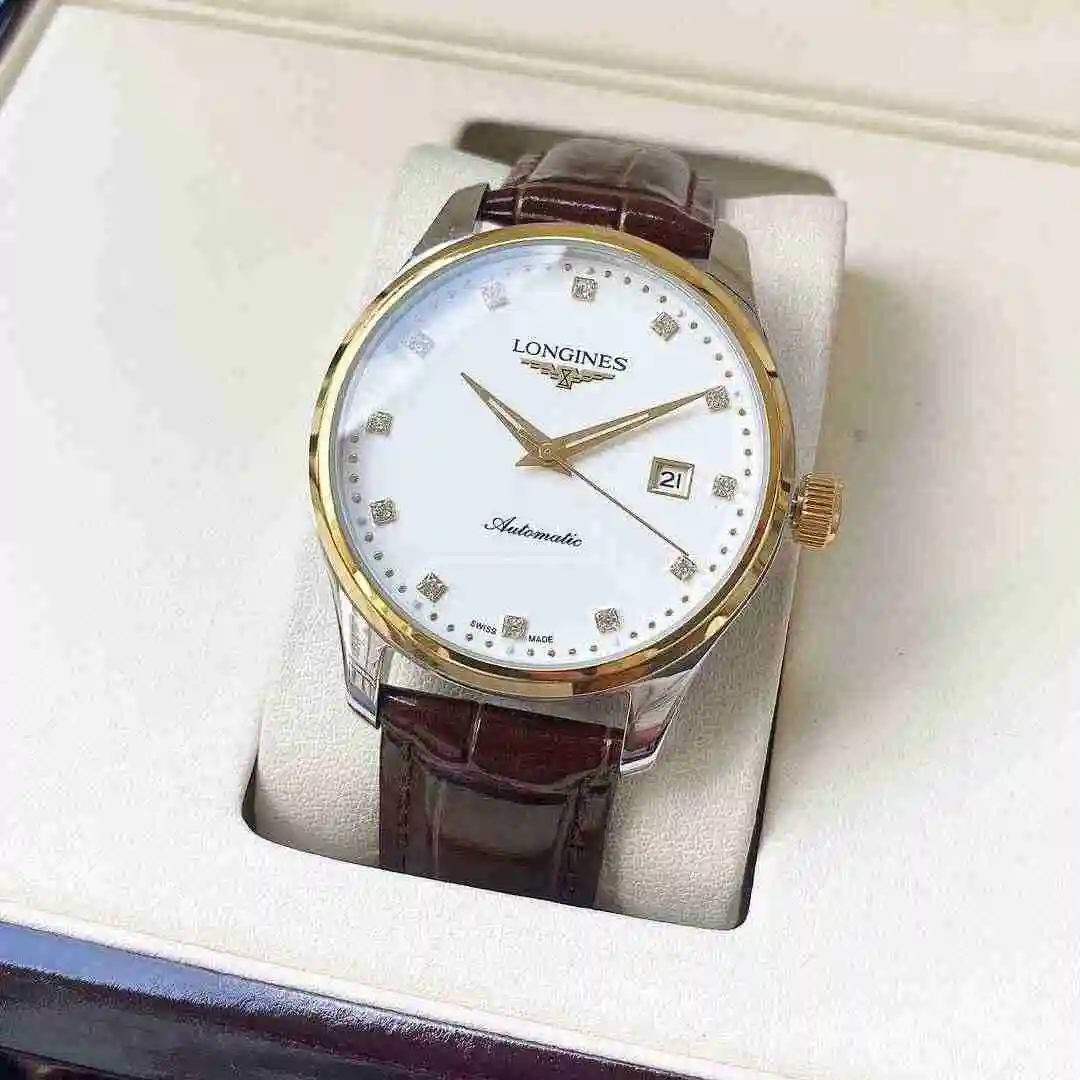 General Watches Longines Watch Men's Watch Paired with Original Fully Automatic Mechanical Movement Top Grade 316 Precision Steel Case with Mineral Super Strong Mirror Diameter 40mm KK04250 8 view 9