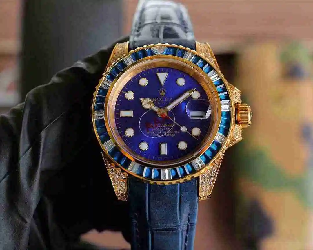 General Watches Rolex Watch Men's Watch Paired with Original Fully Automatic Mechanical Movement Top Grade 316 Precision Steel Case with Mineral Super Strong Mirror Diameter 40mm KK06350 view 3