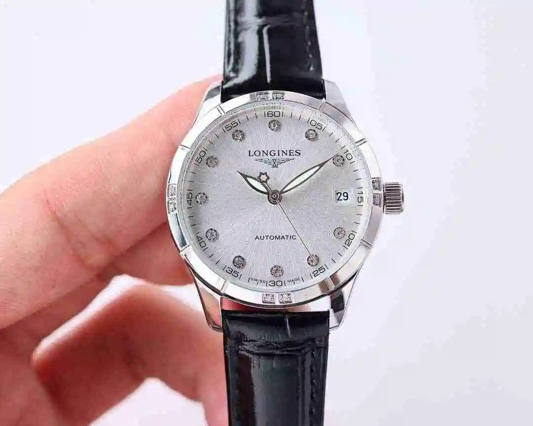 General Watches Longines watch for women with original fully automatic mechanical movement, top grade 316 precision steel case with mineral super strong mirror diameter 33mm kk07800 view 6