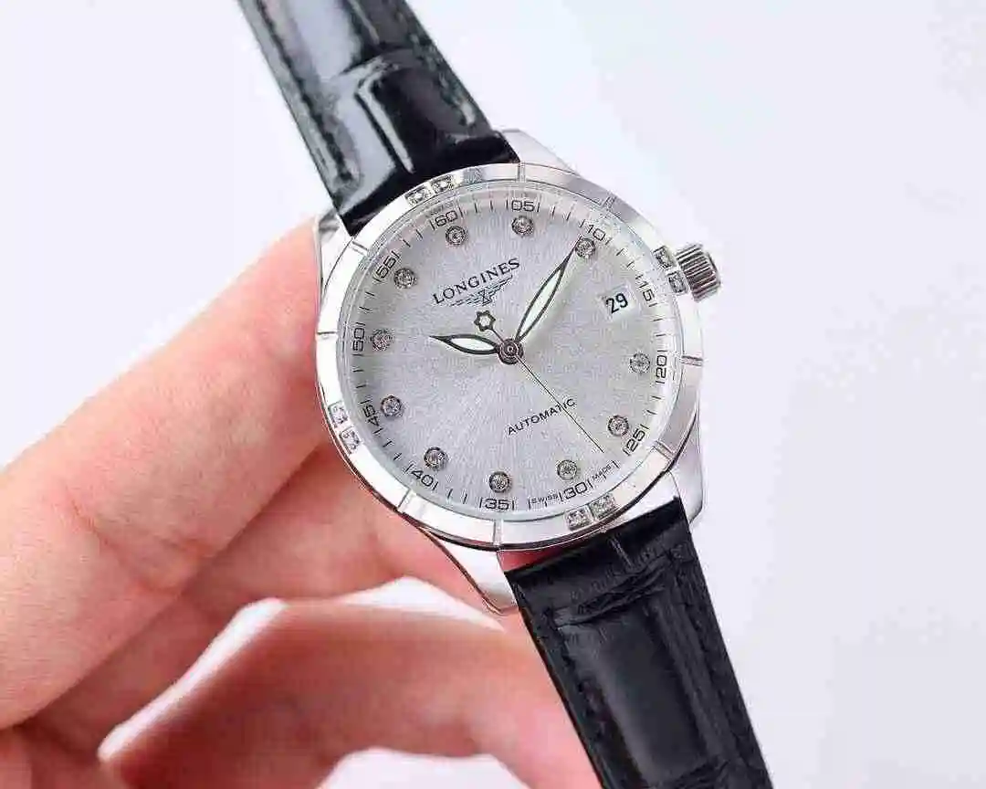 General Watches Longines watch for women with original fully automatic mechanical movement, top grade 316 precision steel case with mineral super strong mirror diameter 33mm kk07800 view 7