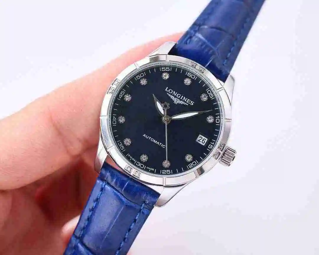 General Watches Longines watch for women with original fully automatic mechanical movement, top grade 316 precision steel case with mineral super strong mirror diameter 33mm kk07800 view 8