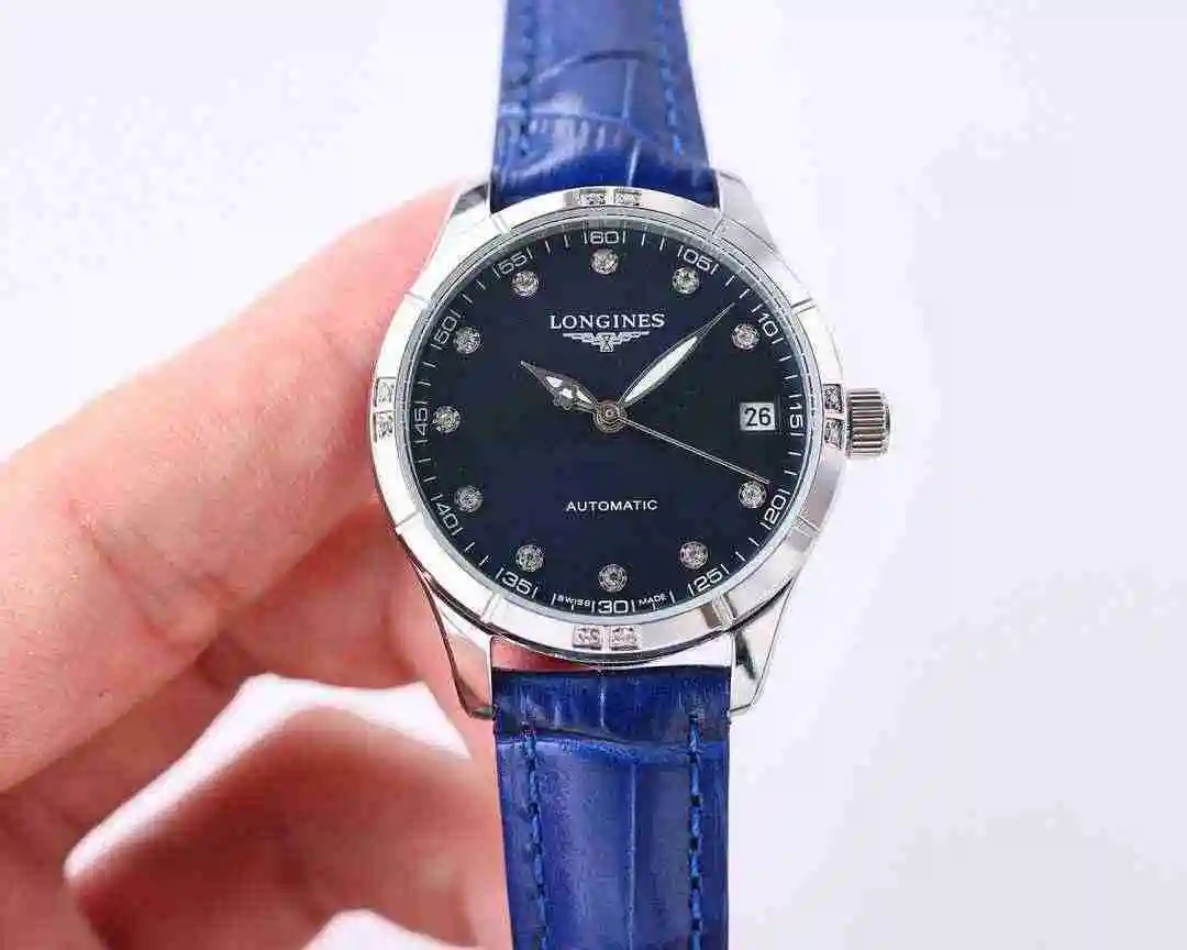 General Watches Longines watch for women with original fully automatic mechanical movement, top grade 316 precision steel case with mineral super strong mirror diameter 33mm kk07800 view 9