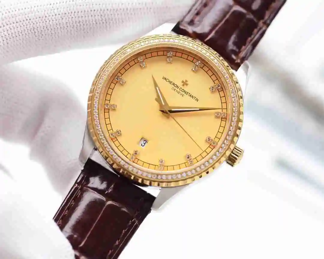 General Watches Vacheron Constantin Jiangshi Danton Watch Men's Watch Paired with Original Fully Automatic Mechanical Movement, Top Grade 316 Precision Steel Case with Mineral Super Strong Mirror Diameter 41mm KK05250 view 5