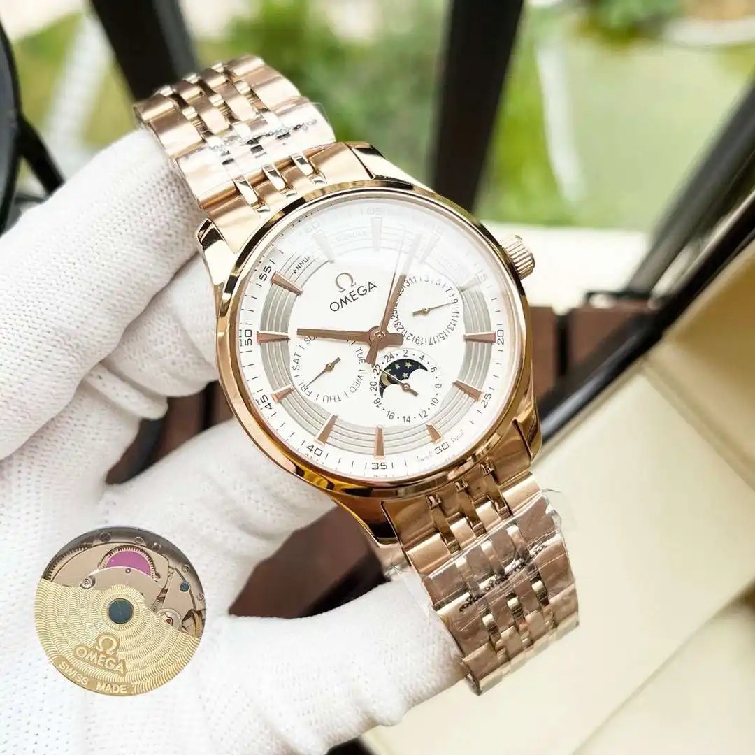 General Watches Watch Men's watch with original fully automatic mechanical movement, top-grade 316 stainless steel case and strap, mineral super mirror, diameter 40mm KK04250 view 8