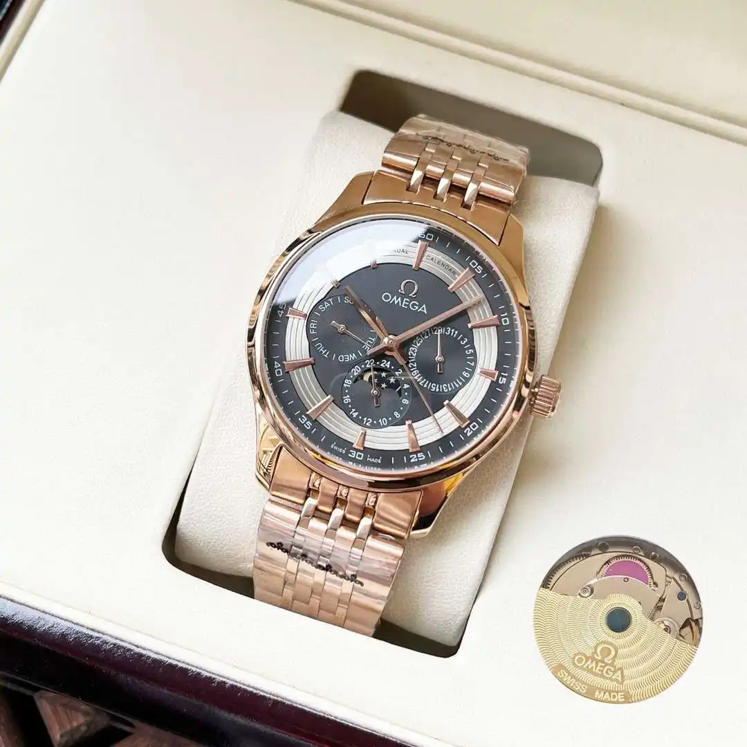 General Watches Watch Men's watch with original fully automatic mechanical movement, top-grade 316 stainless steel case and strap, mineral super mirror, diameter 40mm KK04250 view 9