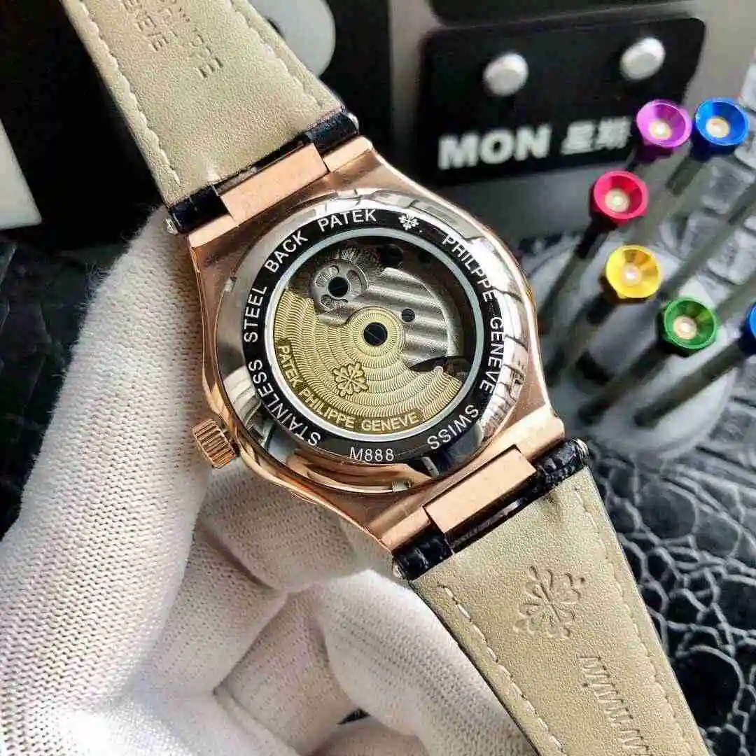 General Watches Patek Philippe Watch Men's Watch Paired with Original Fully Automatic Mechanical Movement Top Grade 316 Precision Steel Case Case with Mineral Super Strong Mirror Diameter 42mm KK ) view 3