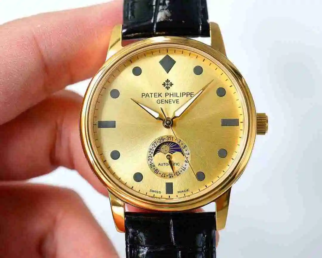 General Watches Patek Philippe Watch Men's Watch Paired with Original Fully Automatic Mechanical Movement Top Grade 316 Precision Steel Case Case with Mineral Super Strong Mirror Diameter 40mm kk09800 1 view 6