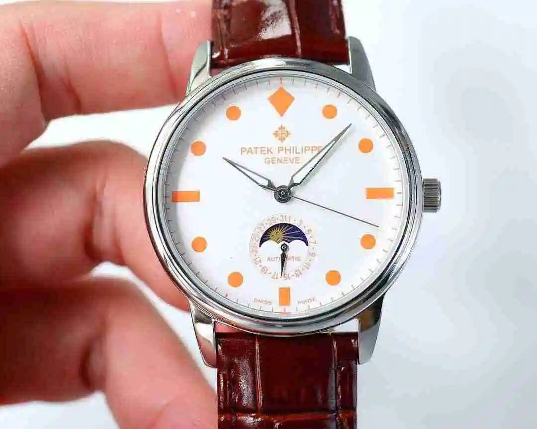 General Watches Patek Philippe Watch Men's Watch Paired with Original Fully Automatic Mechanical Movement Top Grade 316 Precision Steel Case Case with Mineral Super Strong Mirror Diameter 40mm kk09800 1 view 7