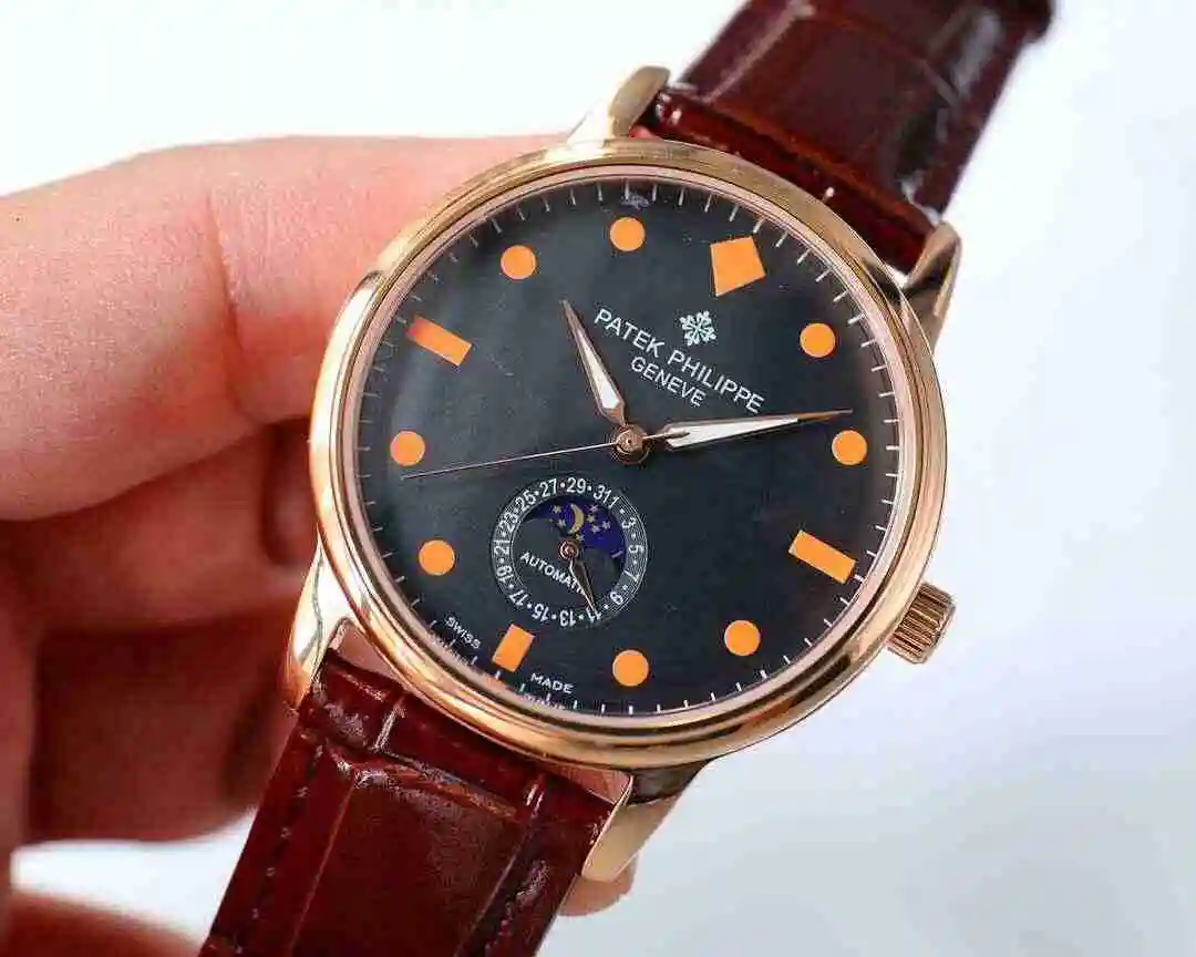 General Watches Patek Philippe Watch Men's Watch Paired with Original Fully Automatic Mechanical Movement Top Grade 316 Precision Steel Case Case with Mineral Super Strong Mirror Diameter 40mm kk09800 1 view 8