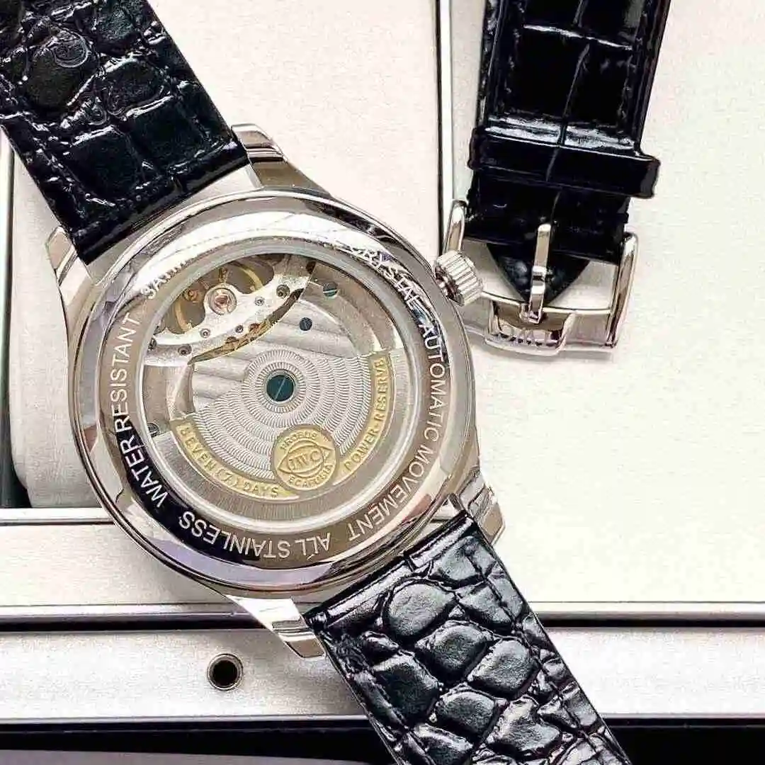 General Watches IWC Wanguo Watch Men's Watch Paired with Original Fully Automatic Mechanical Movement Top Grade 316 Precision Steel Case with Mineral Super Strong Mirror Diameter 42mm KK05 view 2