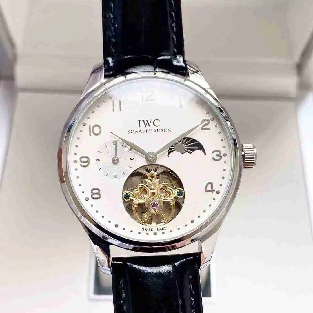 General Watches IWC Wanguo Watch Men's Watch Paired with Original Fully Automatic Mechanical Movement Top Grade 316 Precision Steel Case with Mineral Super Strong Mirror Diameter 42mm KK05 view 4