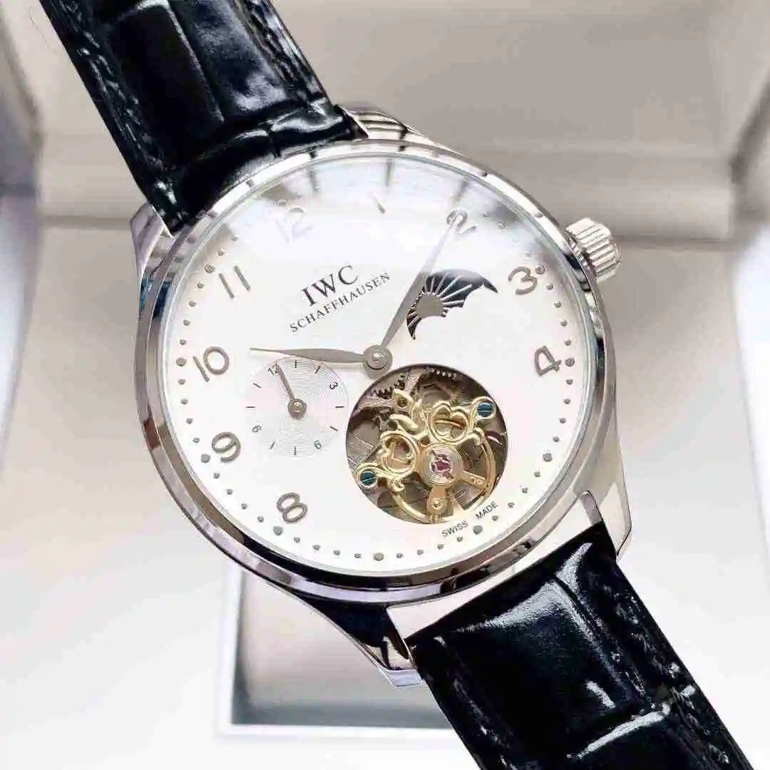 General Watches IWC Wanguo Watch Men's Watch Paired with Original Fully Automatic Mechanical Movement Top Grade 316 Precision Steel Case with Mineral Super Strong Mirror Diameter 42mm KK05 view 5