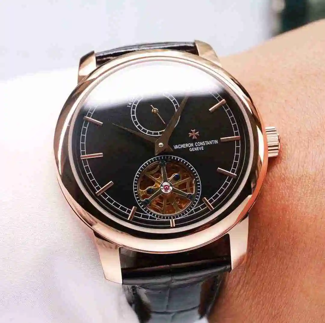 General Watches Vacheron Constantin Jiangshi Danton Watch Men's Watch Paired with Original Fully Automatic Mechanical Movement, Top Grade 316 Precision Steel Case with Mineral Super Strong Mirror Diameter 44mm kk06250 view 5