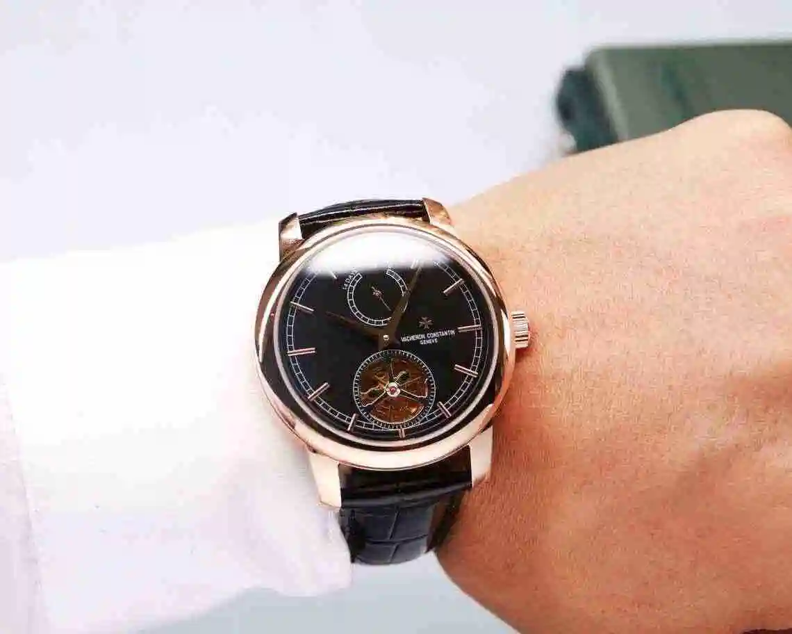 General Watches Vacheron Constantin Jiangshi Danton Watch Men's Watch Paired with Original Fully Automatic Mechanical Movement, Top Grade 316 Precision Steel Case with Mineral Super Strong Mirror Diameter 44mm kk06250 view 6
