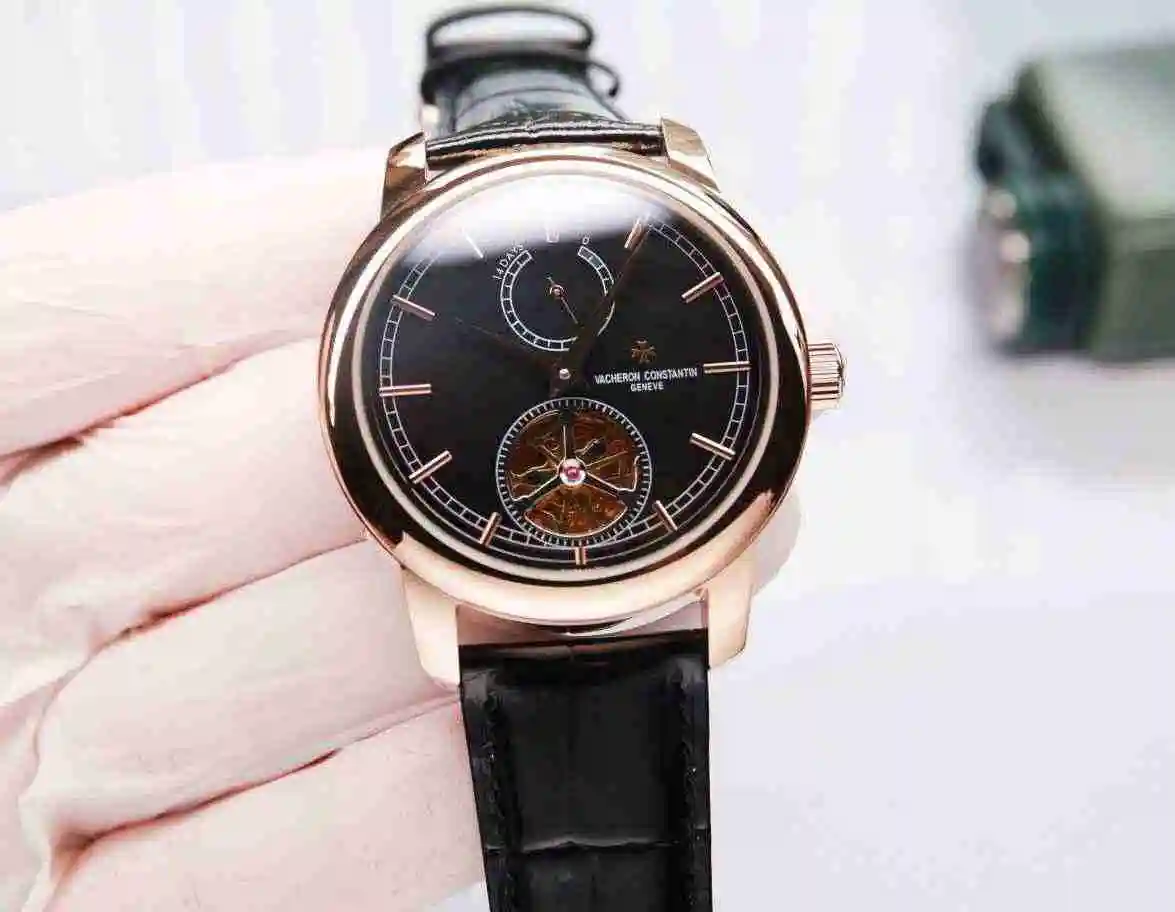 General Watches Vacheron Constantin Jiangshi Danton Watch Men's Watch Paired with Original Fully Automatic Mechanical Movement, Top Grade 316 Precision Steel Case with Mineral Super Strong Mirror Diameter 44mm kk06250 view 7