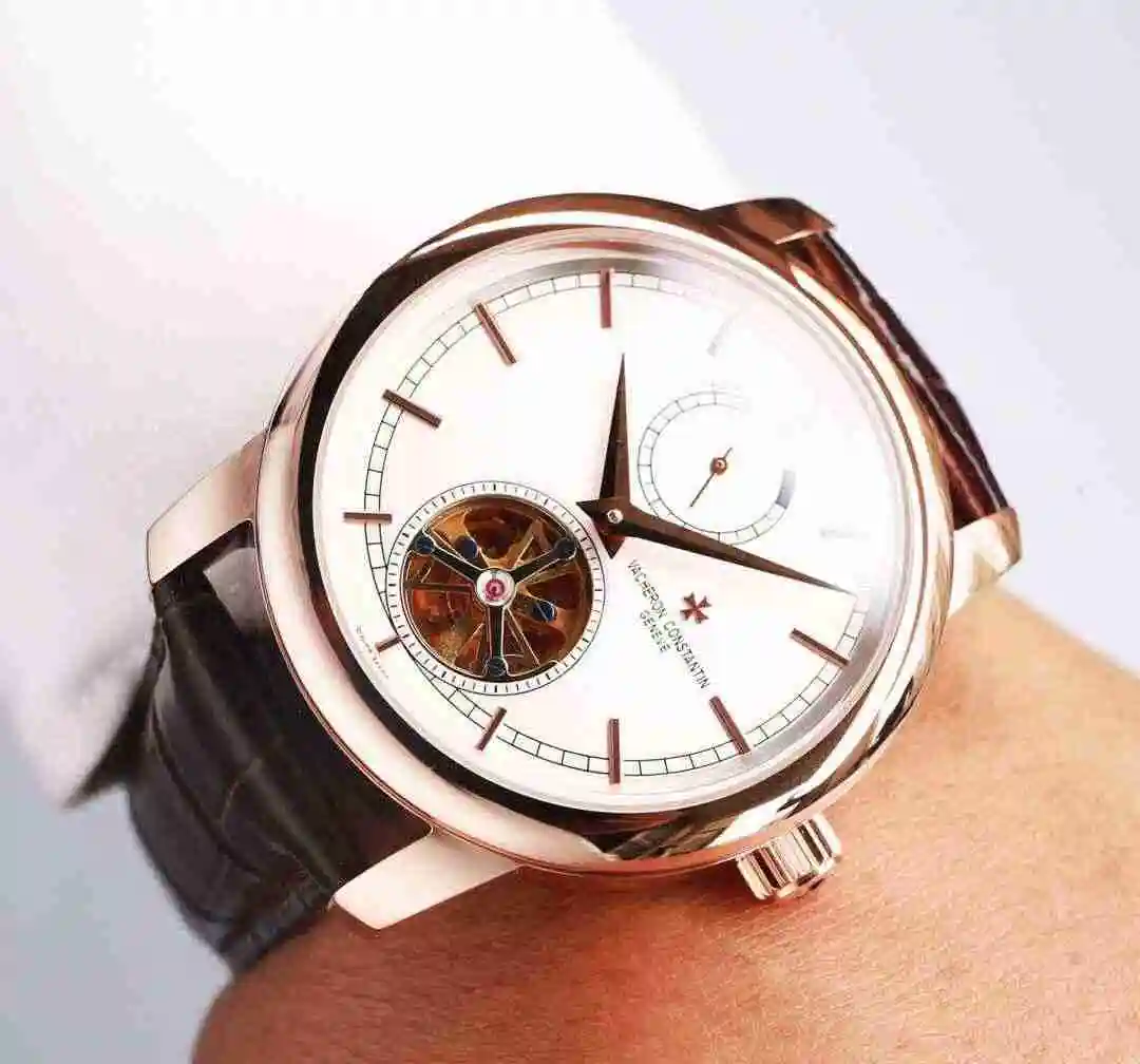 General Watches Vacheron Constantin Jiangshi Danton Watch Men's Watch Paired with Original Fully Automatic Mechanical Movement, Top Grade 316 Precision Steel Case with Mineral Super Strong Mirror Diameter 44mm kk06250 view 8