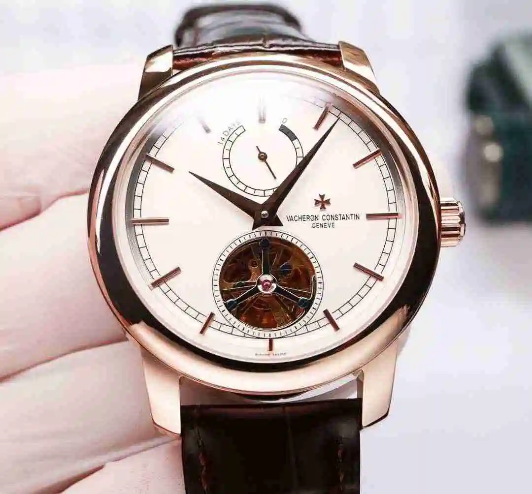General Watches Vacheron Constantin Jiangshi Danton Watch Men's Watch Paired with Original Fully Automatic Mechanical Movement, Top Grade 316 Precision Steel Case with Mineral Super Strong Mirror Diameter 44mm kk06250 view 9
