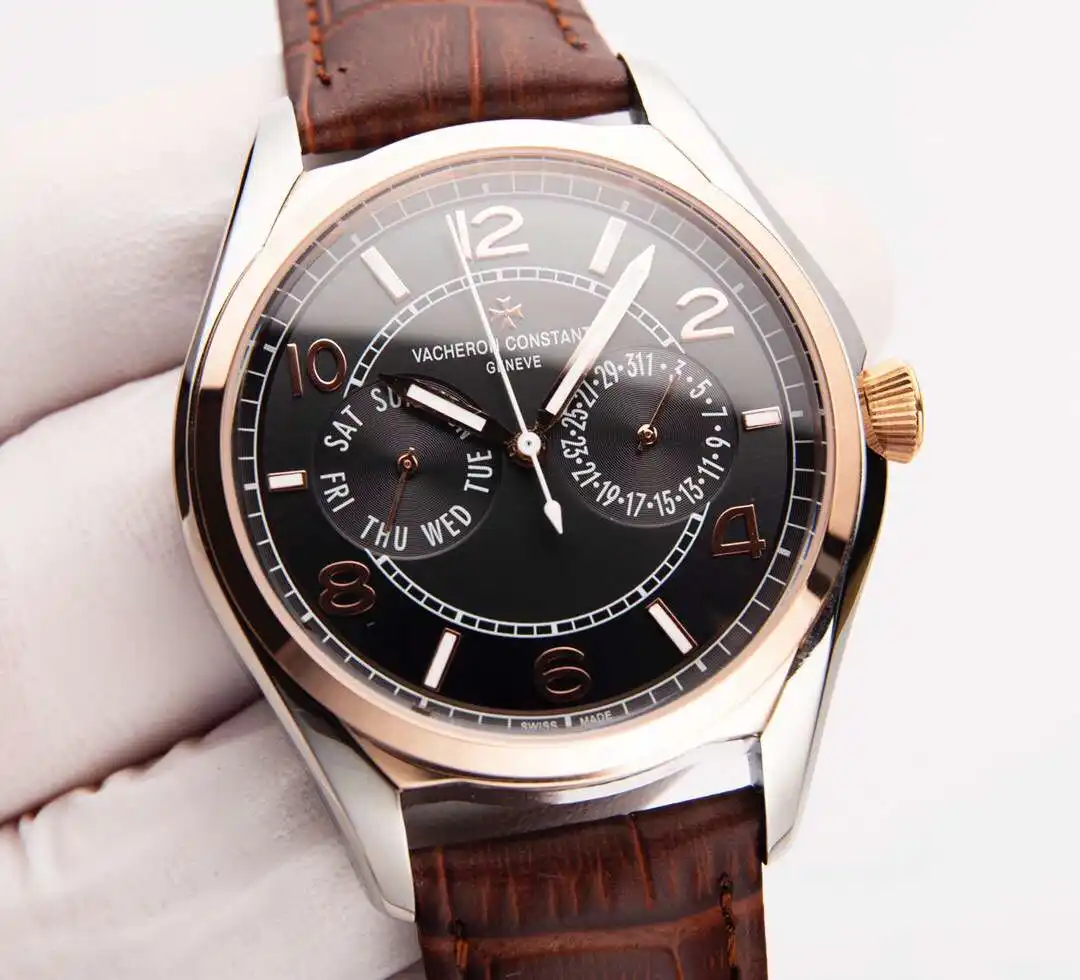 General Watches Vacheron Constantin @Denton watch men's watch with original fully automatic mechanical movement top 316 stainless steel case strap mineral super mirror diameter 41mm KK03250 view 5
