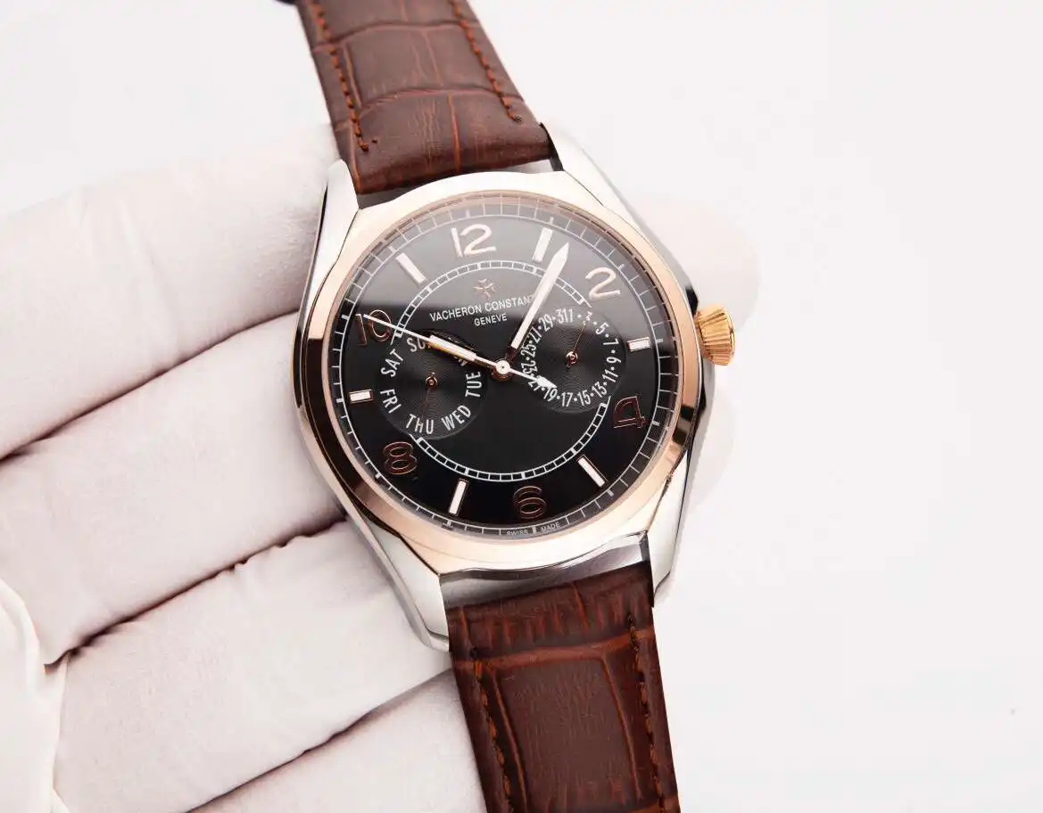 General Watches Vacheron Constantin @Denton watch men's watch with original fully automatic mechanical movement top 316 stainless steel case strap mineral super mirror diameter 41mm KK03250 view 6