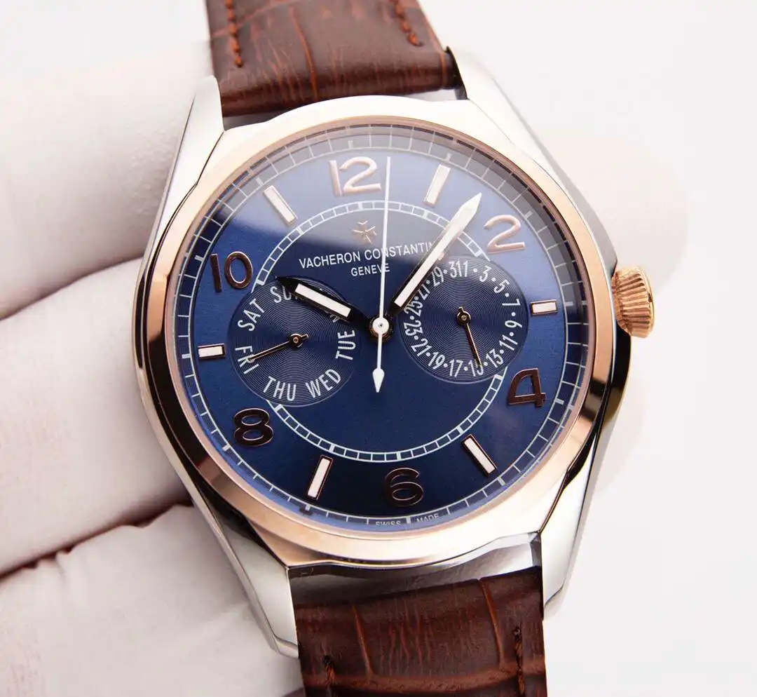 General Watches Vacheron Constantin @Denton watch men's watch with original fully automatic mechanical movement top 316 stainless steel case strap mineral super mirror diameter 41mm KK03250 view 9