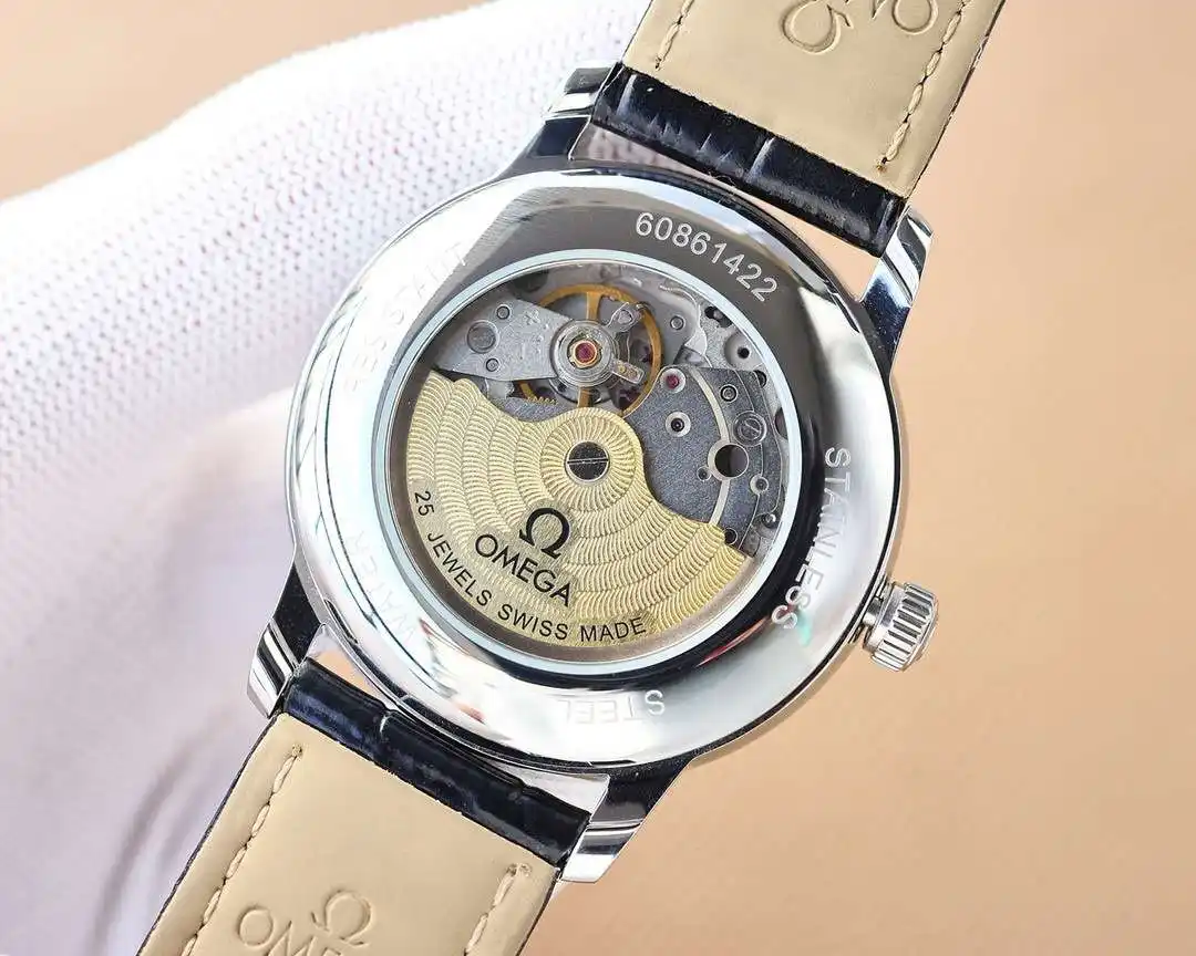 General Watches Watch OMEGA men's watch with original fully automatic mechanical movement, top-grade 316 stainless steel case and strap, mineral super mirror, diameter 40mm KK04550 1 view 2