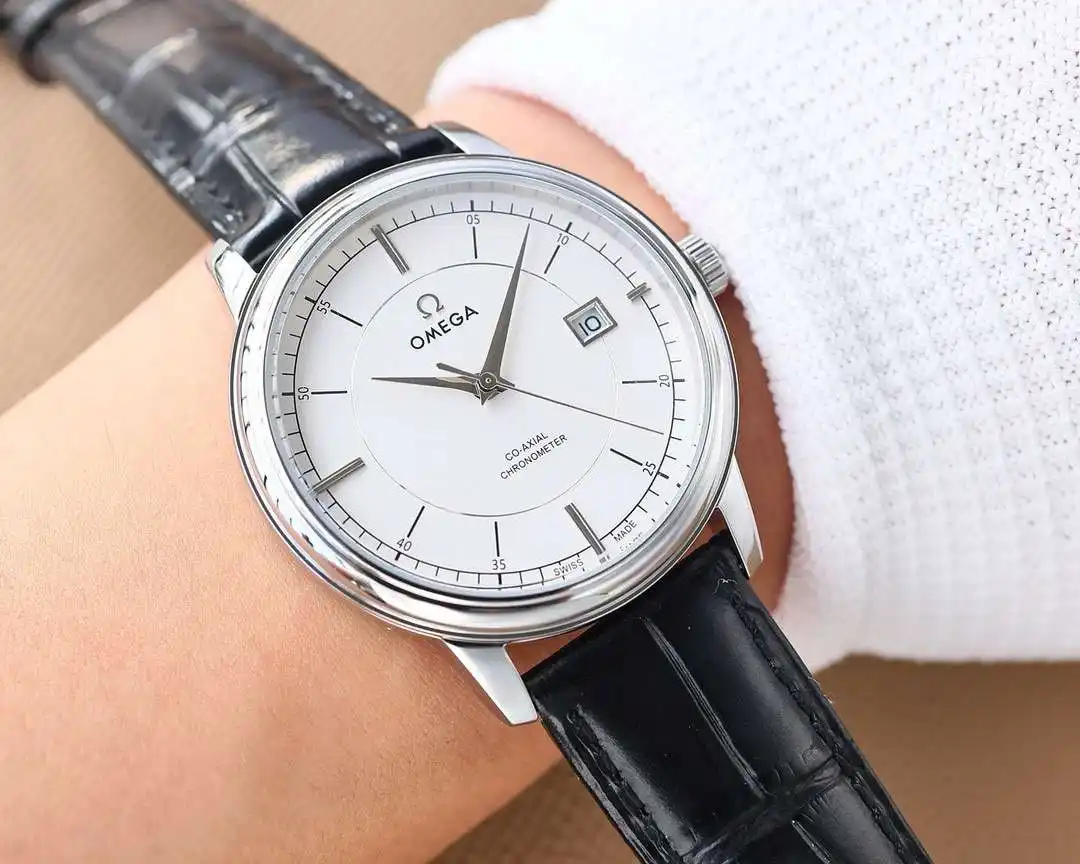 General Watches Watch OMEGA men's watch with original fully automatic mechanical movement, top-grade 316 stainless steel case and strap, mineral super mirror, diameter 40mm KK04550 1 view 7