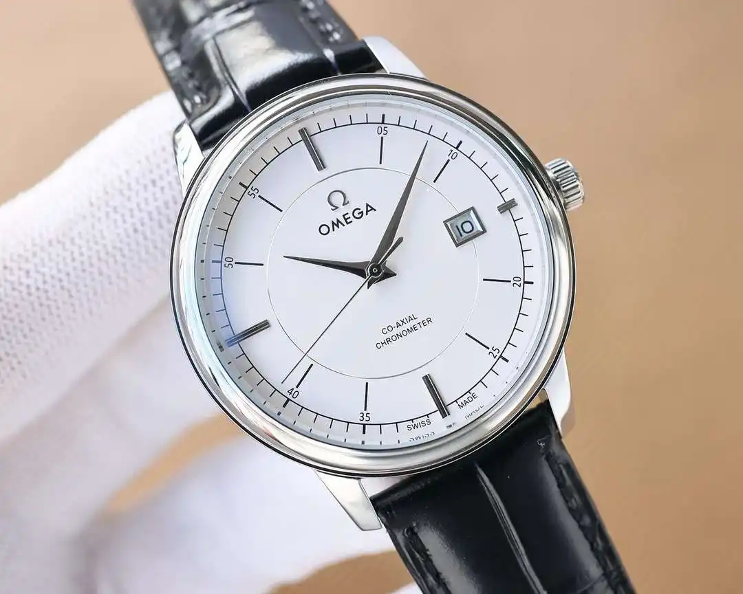 General Watches Watch OMEGA men's watch with original fully automatic mechanical movement, top-grade 316 stainless steel case and strap, mineral super mirror, diameter 40mm KK04550 1 view 8