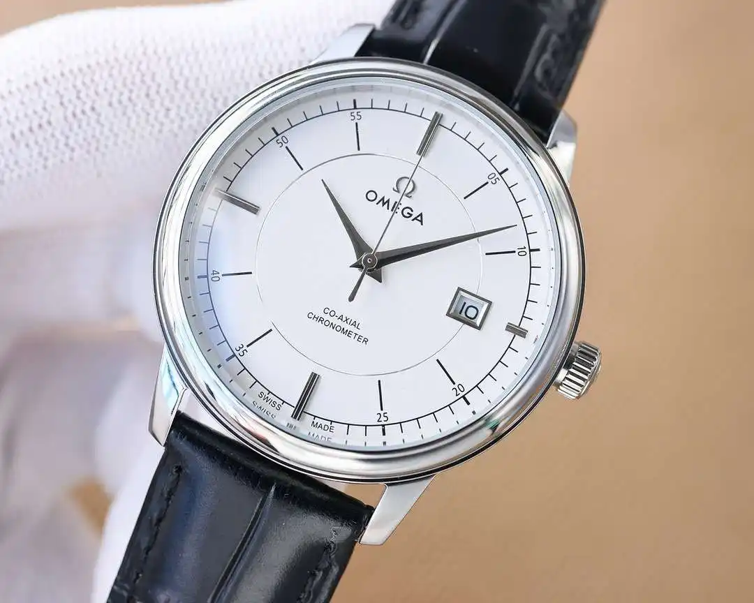 General Watches Watch OMEGA men's watch with original fully automatic mechanical movement, top-grade 316 stainless steel case and strap, mineral super mirror, diameter 40mm KK04550 1 view 9
