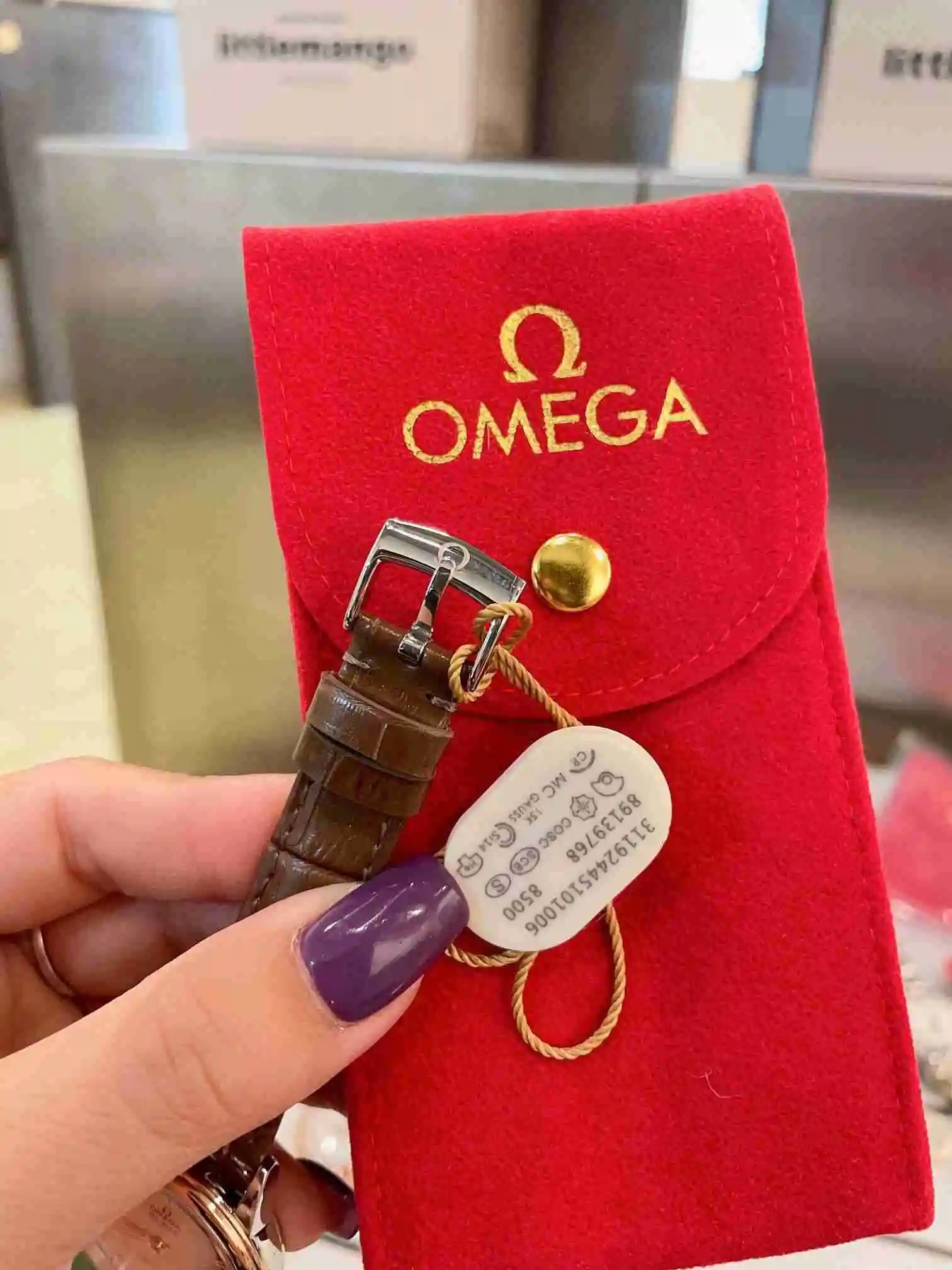 General Watches Omega Watch Women's Watch Paired with Original Fully Automatic Mechanical Movement Top Grade 316 Precision Steel Case with Mineral Super Strong Mirror Diameter 33cm KK04850 1 view 4