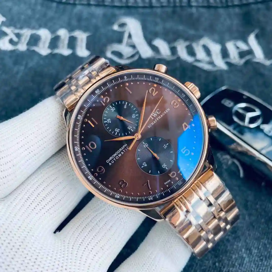 General Watches IWC Wanguo Watch Men's Watch Paired with Original Fully Automatic Mechanical Movement Top Grade 316 Precision Steel Case with Mineral Super Strong Mirror Diameter 42mm KK02600 1 view 9