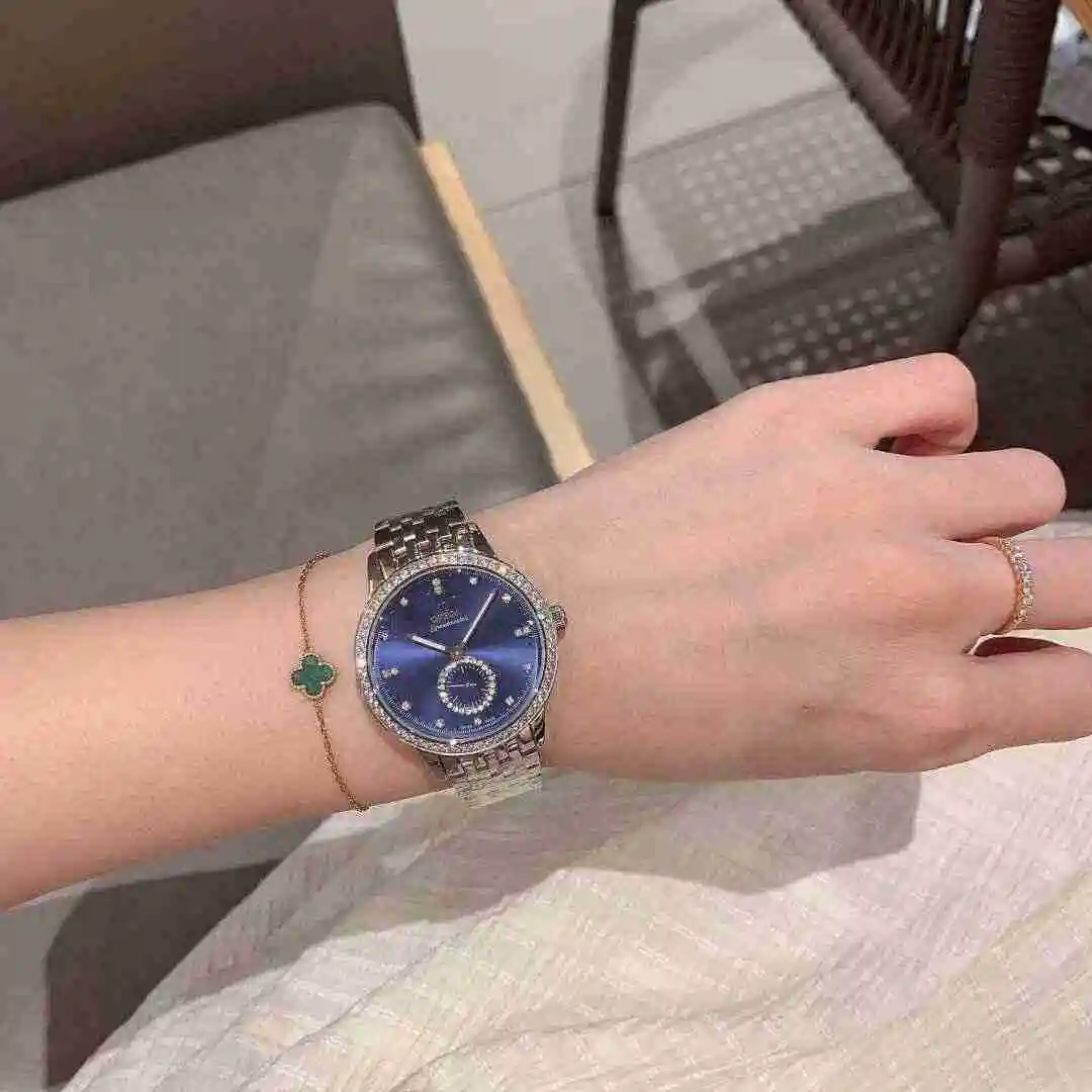 General Watches Omega Watch Women's Watch Paired with Original Fully Automatic Mechanical Movement Top Grade 316 Precision Steel Case with Mineral Super Strong Mirror Diameter 37mm KK03150 1 view 5