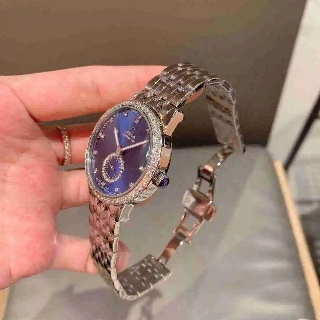 General Watches Omega Watch Women's Watch Paired with Original Fully Automatic Mechanical Movement Top Grade 316 Precision Steel Case with Mineral Super Strong Mirror Diameter 37mm KK03150 1 view 6