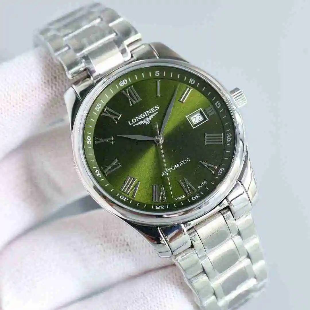 General Watches Longines Watch Men's Watch Paired with Original Fully Automatic Mechanical Movement Top grade 316 Precision Steel Case with Mineral Super Strong Mirror Diameter 40mm kk08800 1 view 9