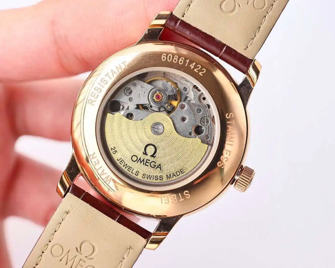 General Watches Omega Ou@mega watch men's watch with original fully automatic mechanical movement top 316 stainless steel case strap mineral super mirror diameter 40mm KK06850 view 3