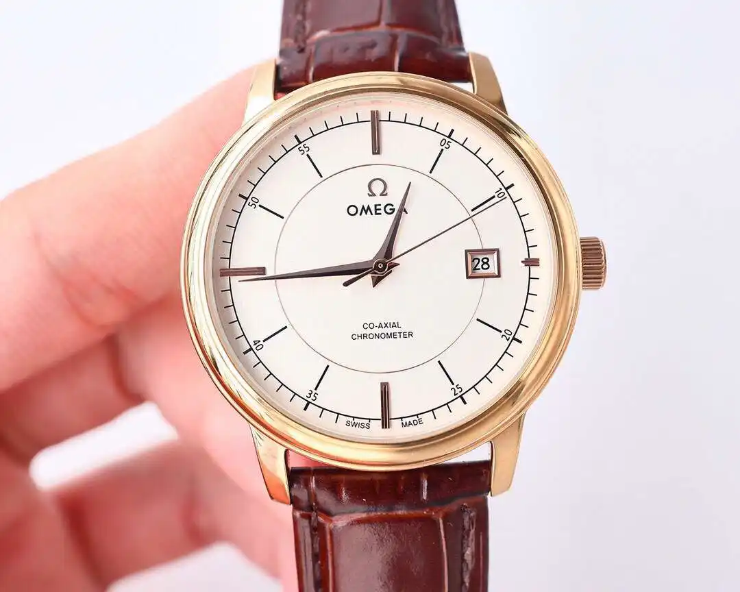 General Watches Omega Ou@mega watch men's watch with original fully automatic mechanical movement top 316 stainless steel case strap mineral super mirror diameter 40mm KK06850 view 7