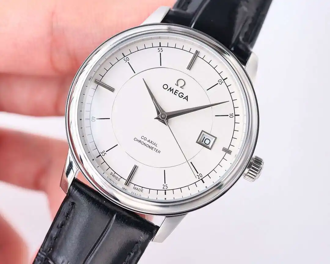 General Watches Omega Ou@mega watch men's watch with original fully automatic mechanical movement top 316 stainless steel case strap mineral super mirror diameter 40mm KK06850 view 8