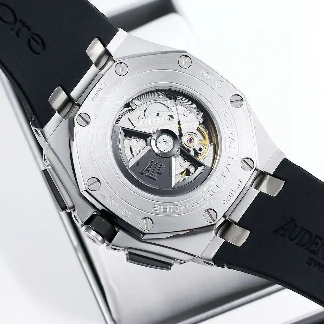 General Watches Watch Men's watch with original fully automatic mechanical movement, top-grade 316 stainless steel case and strap, mineral super mirror, diameter 42cm KK06050 3 view 3