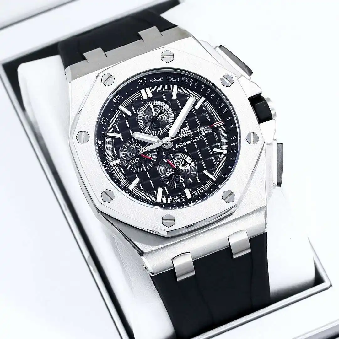 General Watches Watch Men's watch with original fully automatic mechanical movement, top-grade 316 stainless steel case and strap, mineral super mirror, diameter 42cm KK06050 3 view 5