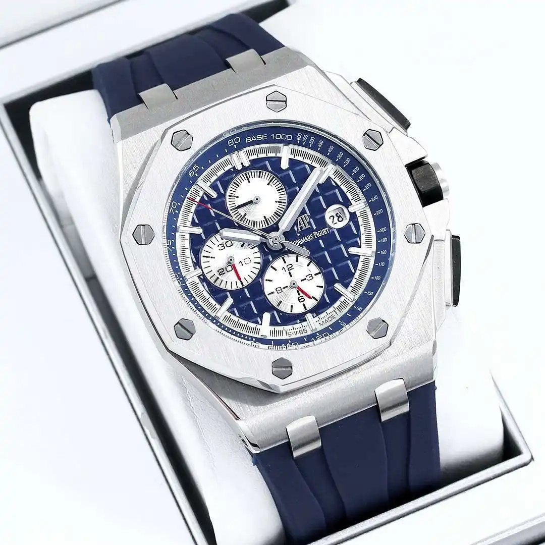 General Watches Watch Men's watch with original fully automatic mechanical movement, top-grade 316 stainless steel case and strap, mineral super mirror, diameter 42cm KK06050 3 view 6