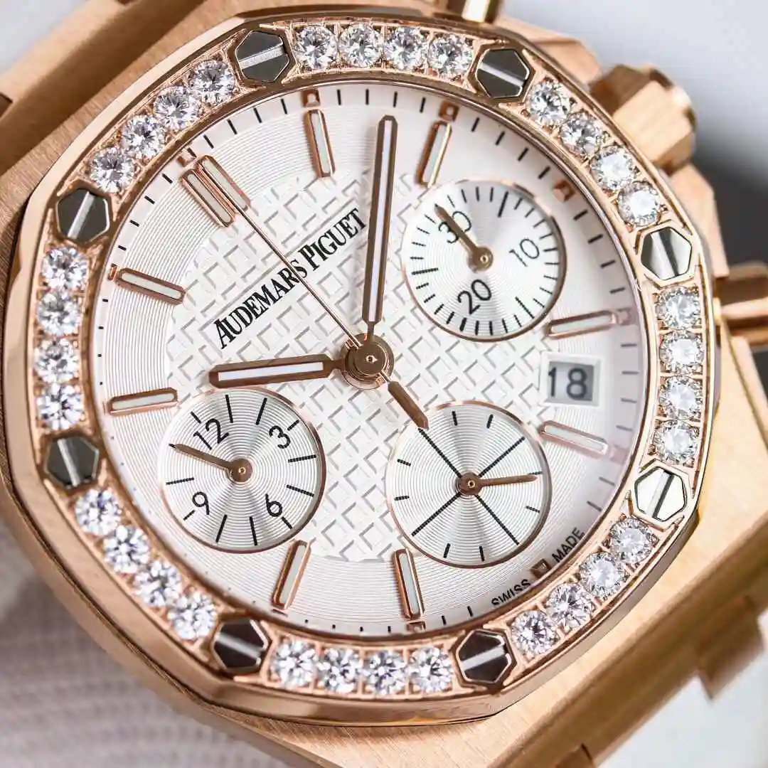 General Watches Audemars Piguet Aibi Royal Watch Women's Watch Paired with Original Fully Automatic Mechanical Movement Top Grade 316 Precision Steel Case with Mineral Super Strong Mirror Diameter 37mm kk016500 view 7