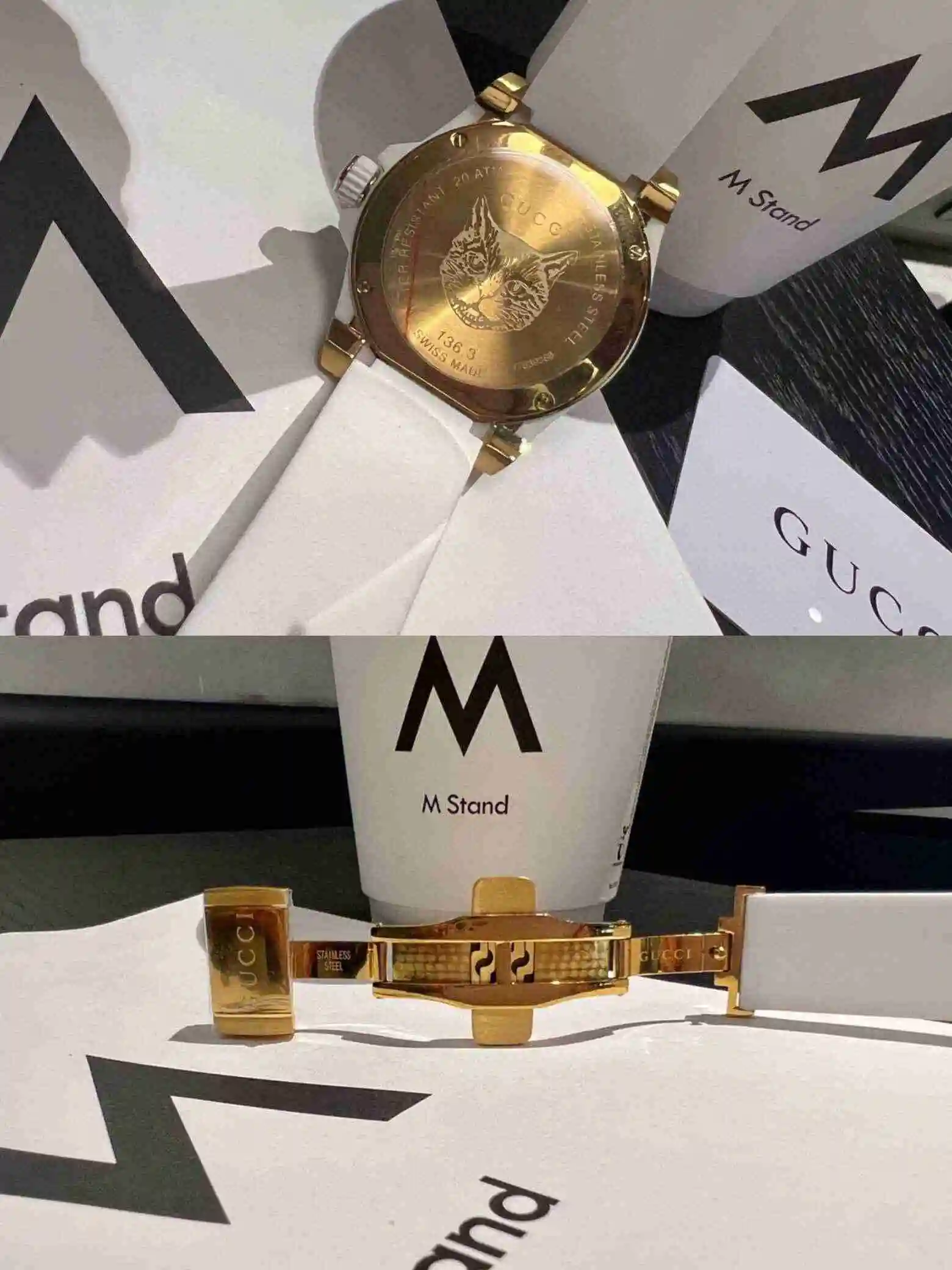 General Watches GUCCI Gucci Watch Couple Watch Paired with Original Fully Automatic Mechanical Movement Top grade 316 Precision Steel Case Case with Mineral Super Strong Mirror Diameter 40mm KK03250 view 2