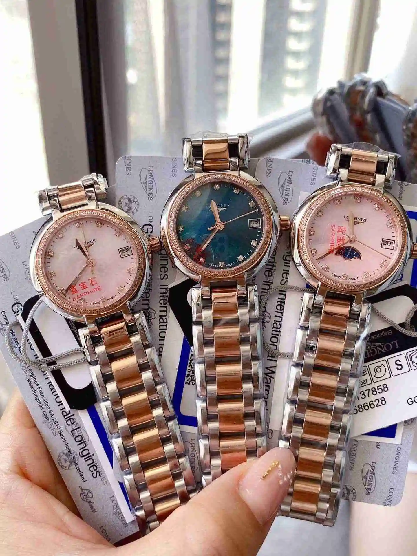 General Watches Longines Watch Women's Watch Paired with Original Fully Automatic Mechanical Movement Top grade 316 Precision Steel Case with Mineral Super Strong Mirror Diameter 30mm KK02450 5 view 6