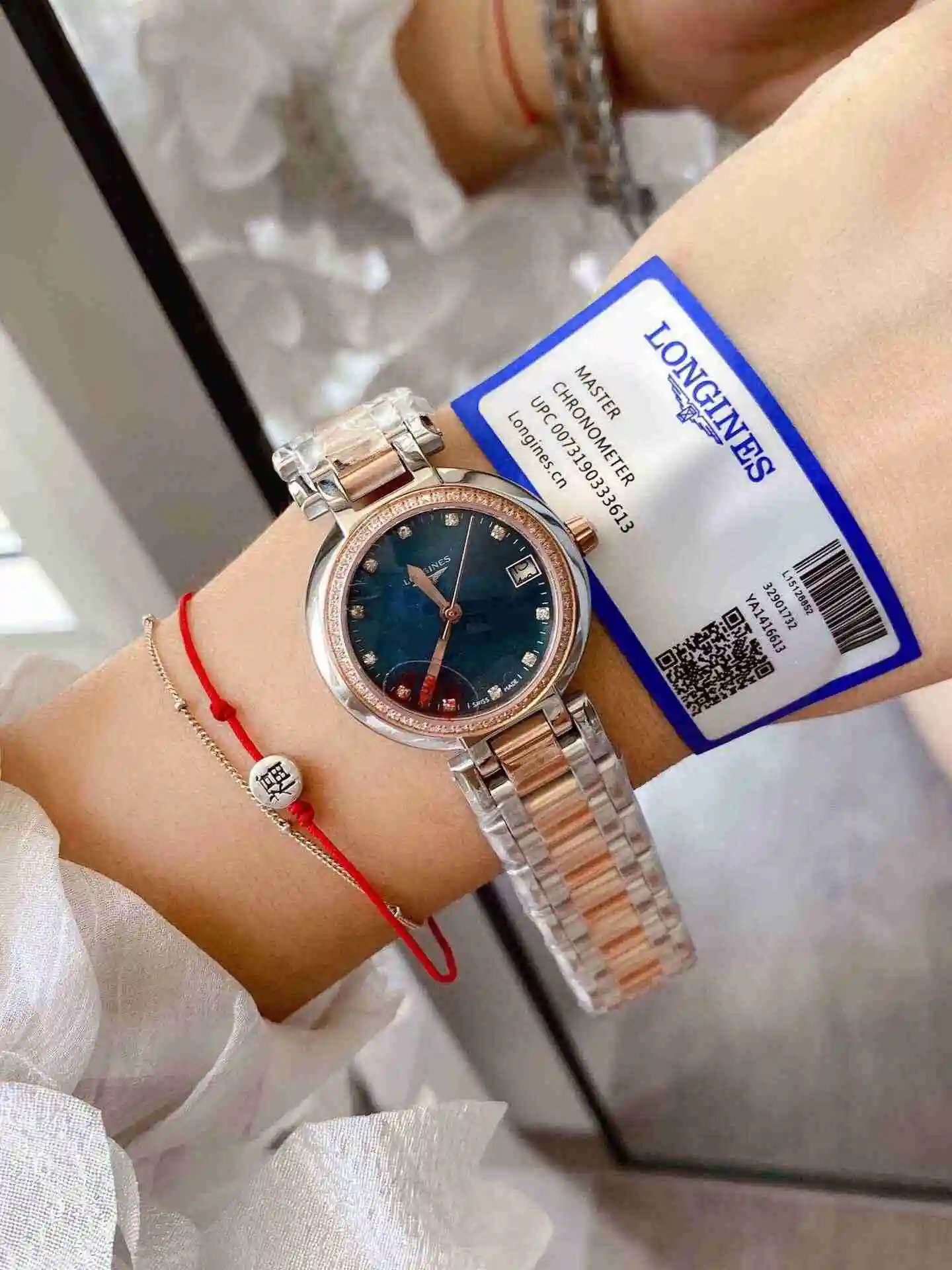 General Watches Longines Watch Women's Watch Paired with Original Fully Automatic Mechanical Movement Top grade 316 Precision Steel Case with Mineral Super Strong Mirror Diameter 30mm KK02450 5 view 7