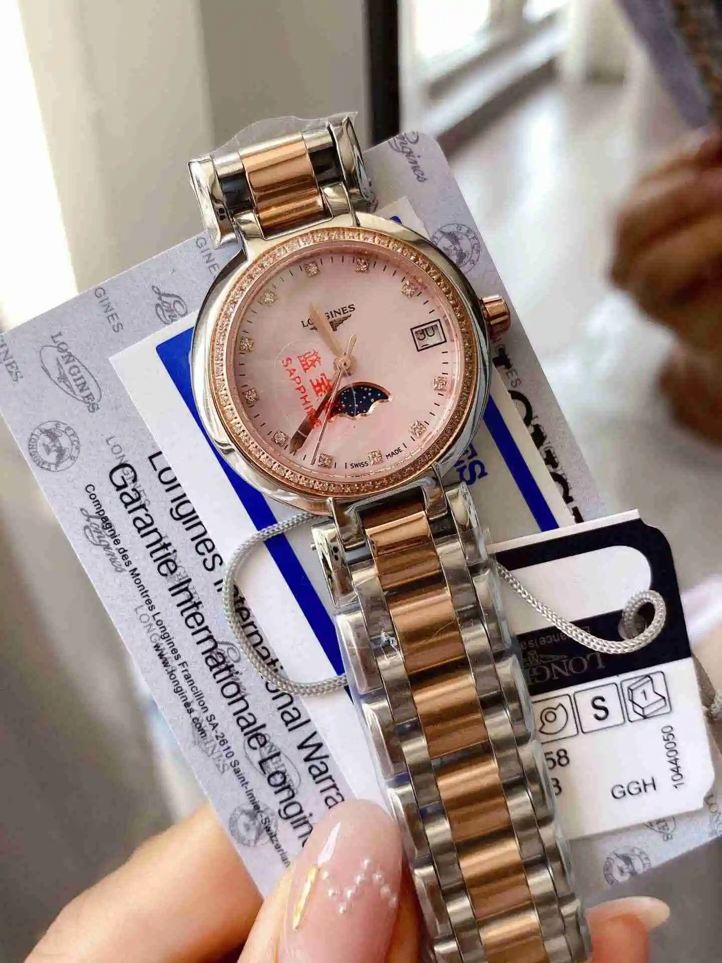 General Watches Longines Watch Women's Watch Paired with Original Fully Automatic Mechanical Movement Top grade 316 Precision Steel Case with Mineral Super Strong Mirror Diameter 30mm KK02450 5 view 8