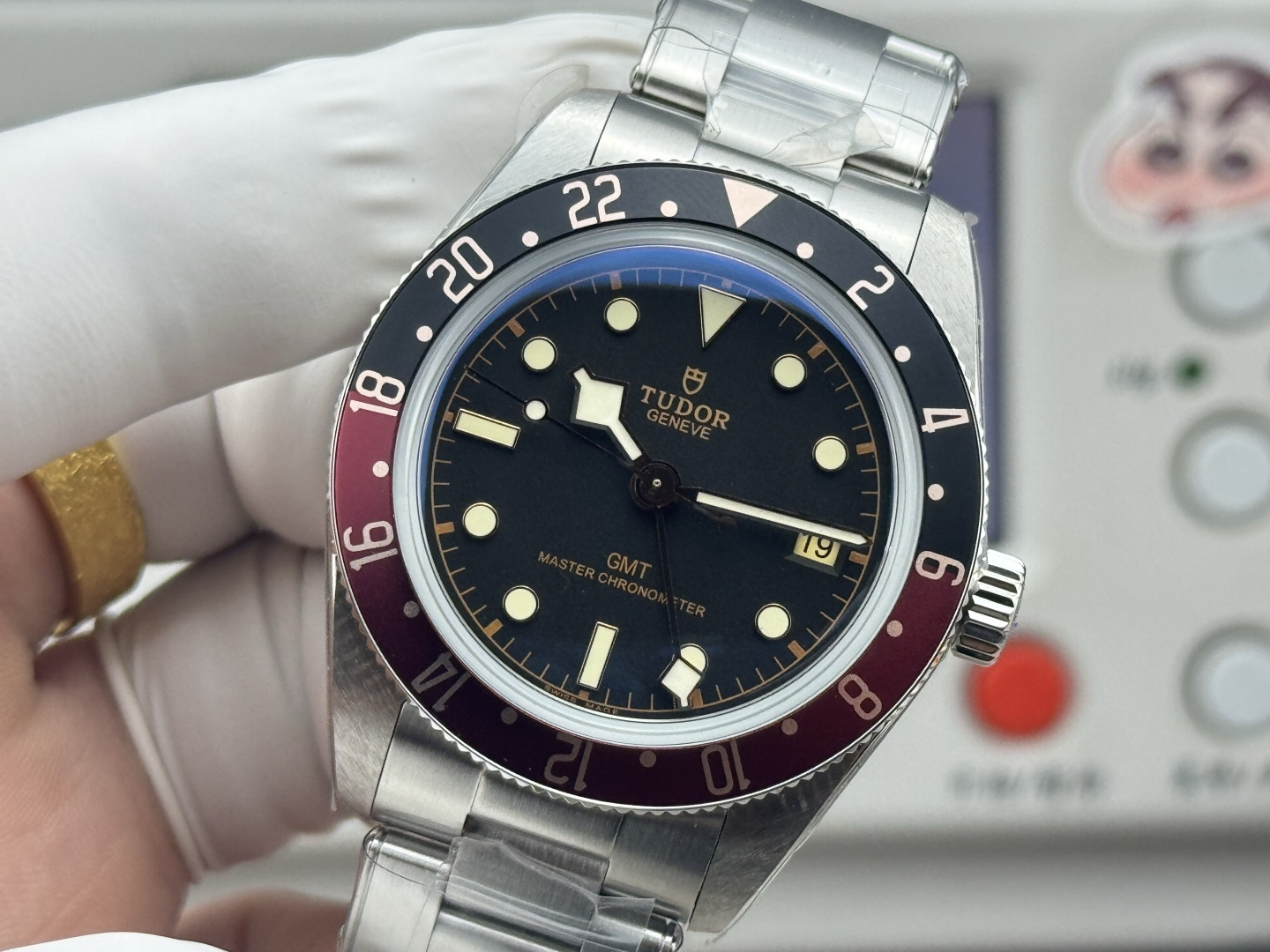 Tudor GMT-Master Gold Tone Watch view 5
