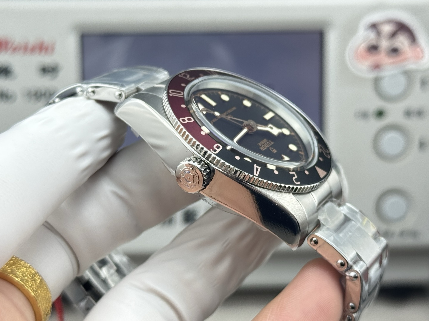 Tudor GMT-Master Gold Tone Watch view 7