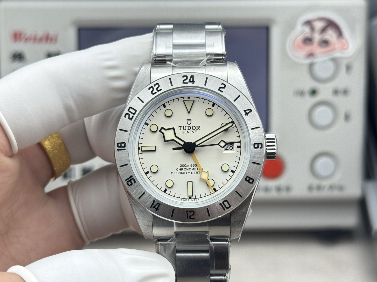 Tudor GMT-Master Gold Tone Watch view 1