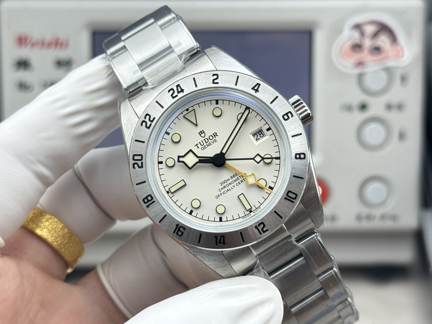 Tudor GMT-Master Gold Tone Watch view 2