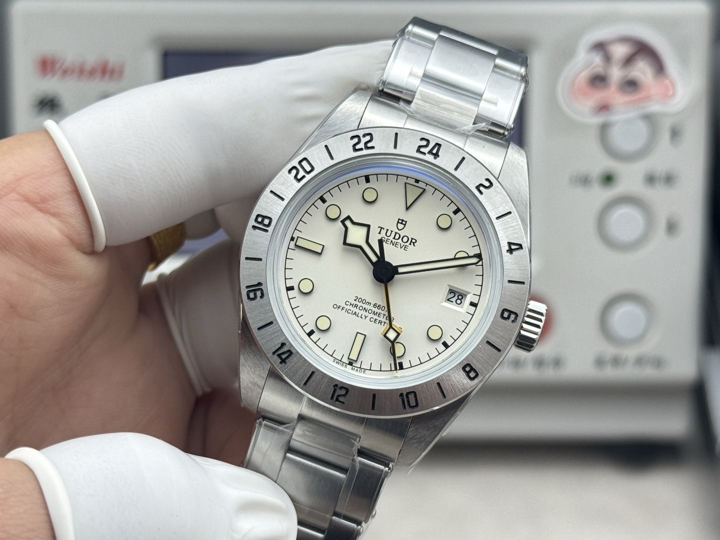 Tudor GMT-Master Gold Tone Watch view 3