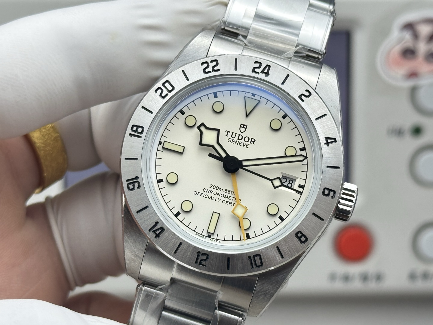 Tudor GMT-Master Gold Tone Watch view 5